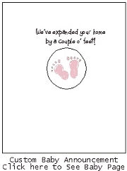 Baby card